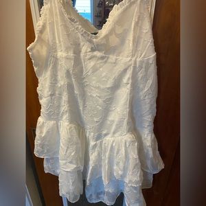 Woman’s mini corseted dress